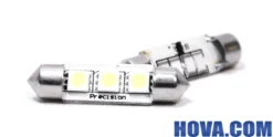 Spollampor LED 3st SMD-Dioder 39mm Canbus Vit