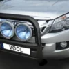 Stor 76mm frontbåge Svart - Isuzu D-MAX II 2017-2020