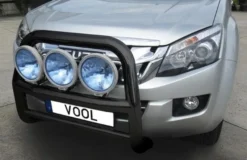 Stor 76mm frontbåge Svart - Isuzu D-MAX II 2017-2020