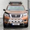Stor Svart Quadro 76MM frontbåge - Nissan Navara D23 (NP300) 2016->