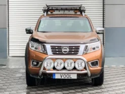 Stor Svart Quadro 76MM frontbåge - Nissan Navara D23 (NP300) 2016->