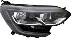 Strålkastare Halogen Höger till Renault Megane IV Svart Ram