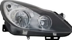 Strålkastare Höger Svart Opel Corsa D