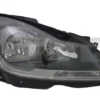 Strålkastare Vänster Svart Mercedes C-Class W204 / S204