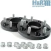 Svarta Spacers 25mm Volvo C30, V40, V50 Ford Focus, C-Max, Mondeo mm