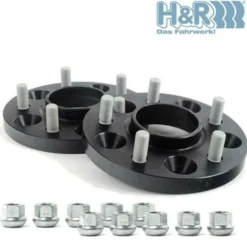 Svarta Spacers 25mm Volvo C30, V40, V50 Ford Focus, C-Max, Mondeo mm