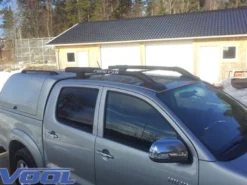TAKRAILS BLACK - Takrails med tvärbalkar - Toyota Hilux 2006-2015