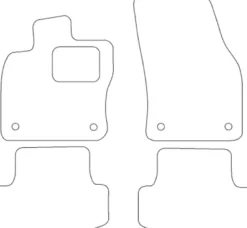 Textilmattor H-line Audi Q2 GA