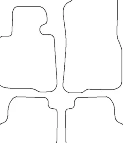 Textilmattor H-line BMW 4-Serien F32 Coupe 2-dörrars