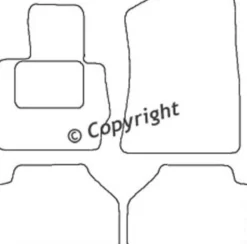 Textilmattor H-line BMW X3 F25