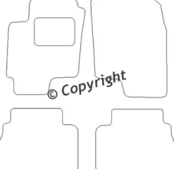 Textilmattor H-line Chevrolet Evanda