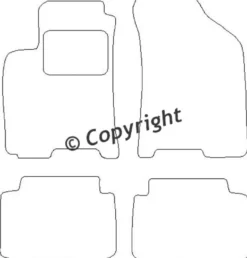 Textilmattor H-line Chevrolet Lacetti