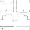 Textilmattor H-line Chevrolet Orlando 7-Sits