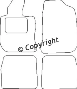 Textilmattor H-line Chrysler PT Cruiser