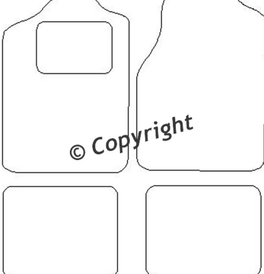 Textilmattor H-line Chrysler Vision