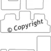 Textilmattor H-line Chrysler Voyager II