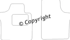 Textilmattor H-line Chrysler Voyager II LWB