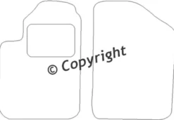 Textilmattor H-line Citroen Berlingo