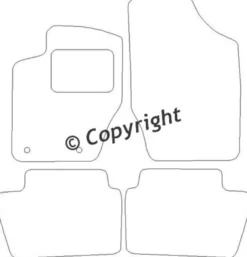 Textilmattor H-line Citroen C4