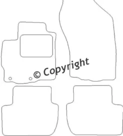 Textilmattor H-line Citroen C-crosser
