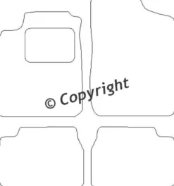 Textilmattor H-line Daihatsu Charade