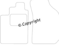 Textilmattor H-line Daihatsu Copen