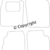 Textilmattor H-line Daihatsu Cuore 7