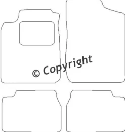 Textilmattor H-line Daihatsu Move +