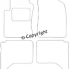 Textilmattor H-line Daihatsu Terios