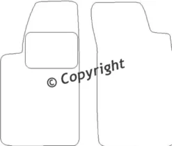 Textilmattor H-line Fiat Barchetta