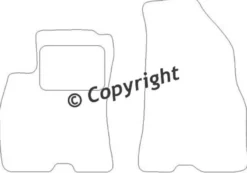 Textilmattor H-line Fiat Doblo Cargo