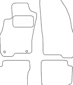 Textilmattor H-line Fiat Punto III