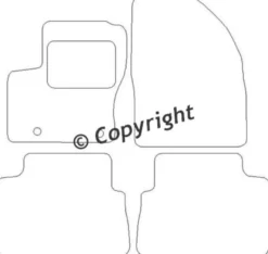 Textilmattor H-line Ford C-max I