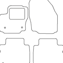 Textilmattor H-line Ford S-Max 5-sits Facelift