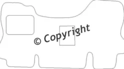 Textilmattor H-line Ford Transit