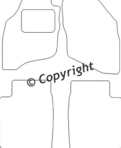 Textilmattor H-line Honda Jazz II