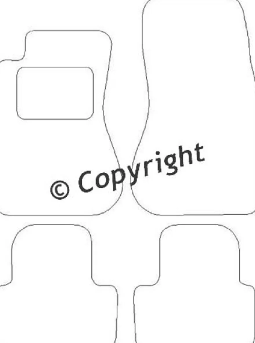 Textilmattor H-line Jaguar S-type