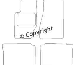 Textilmattor H-line Jeep Grand Cherokee WH