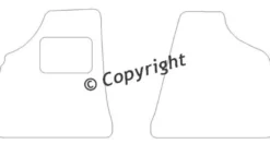 Textilmattor H-line Kia Carnival III