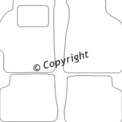 Textilmattor H-line Kia Shuma