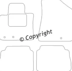 Textilmattor H-line Kia Sorento II XM