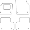 Textilmattor H-line Landrover Discovery Sport