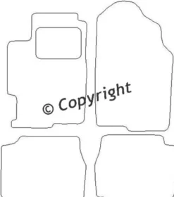 Textilmattor H-line Mazda 6