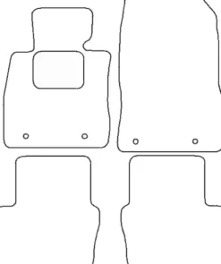 Textilmattor H-line Mazda 2
