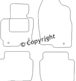 Textilmattor H-line Mazda CX-5