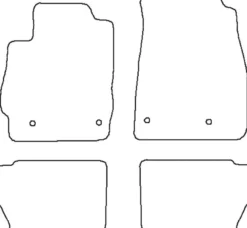 Textilmattor H-line Mazda 2 DE