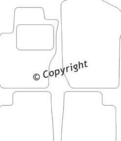Textilmattor H-line Mercedes-Benz M-Klass W164