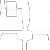 Textilmattor H-line Mercedes-Benz S-Klass W222