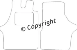 Textilmattor H-line Mercedes-Benz V-Klass Vito W638