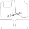 Textilmattor H-line Mitsubishi Colt III